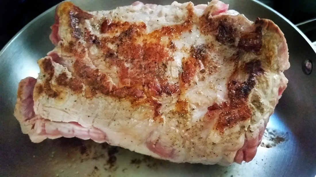 Seared Pastured Pork Picnic Roast